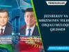 Jeenbekov va Mirziyoyev telefon orqali muloqot qilishdi