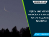 Hijriy 1440 yilning muborak ramazon oyini kuzatish natijasi