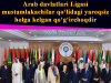 Arab davlatlari Ligasi mustamlakachilar qoʻlidagi yaroqsiz holga kelgan qoʻgʻirchoqdir
