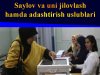 Saylov va uni jilovlash hamda adashtirish uslublari