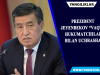 Prezident Jeyenbekov “Muvaqqat hukumatchilar” bilan uchrashadi