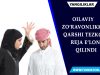 Oilaviy zo‘ravonlikka qarshi tezkor reja e’lon qilindi