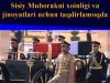 Sisiy Muborakni xoinligi va jinoyatlari uchun taqdirlamoqda