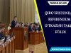 Qirg‘izistonda referendum o‘tkazish taklif etildi