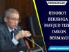 Hisobot berishga mavjud tizim imkon bermaydi