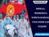 Meriya: Bishkekda koronavirusga chalinish xavfi yuqori