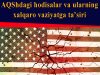AQShdagi hodisalar va ularning xalqaro pozitsiyaga bo‘lgan ta’siri