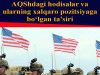 AQShdagi hodisalar va ularning xalqaro pozitsiyaga bo‘lgan ta’siri