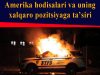 Amerika hodisalari va uning xalqaro pozitsiyaga ta’siri