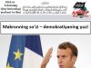 Makronning so‘zi – demokratiyaning yuzi