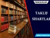 TAKLIF ShARTLARI
