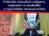 Falastin masalasi xalqaro, regional va mahalliy o‘zgarishlar manzarasida