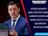 Sadir Japarov: Qirg‘iziston xorijiy sarmoyadorlarni mamlakatga jalb qilishdan manfaatdor