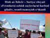Hizb ut-Tahrir – Suriya viloyati «Frontlarni ochish saylovlarni barbod qiladi», nomli namoyish o‘tkazdi