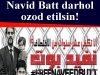 Navid Batt darhol ozod etilsin!