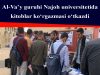 Al-Va’y guruhi Najoh universitetida kitoblar ko‘rgazmasi o‘tkazdi