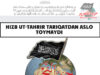 Hizb ut-Tahrir tariqatdan aslo toymaydi